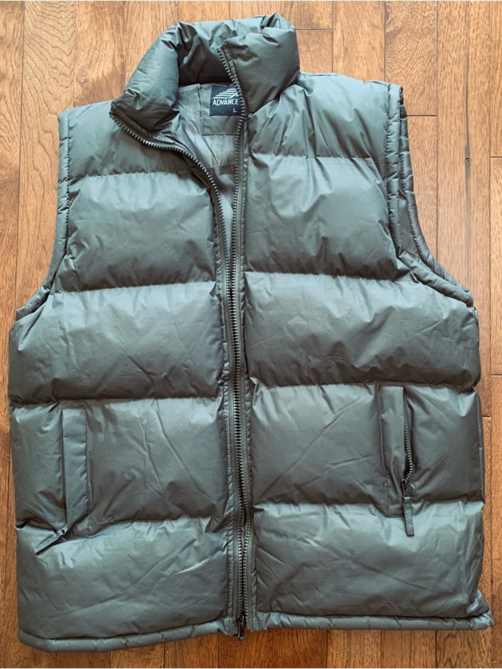 Men’s Olive Green Puffer Vest